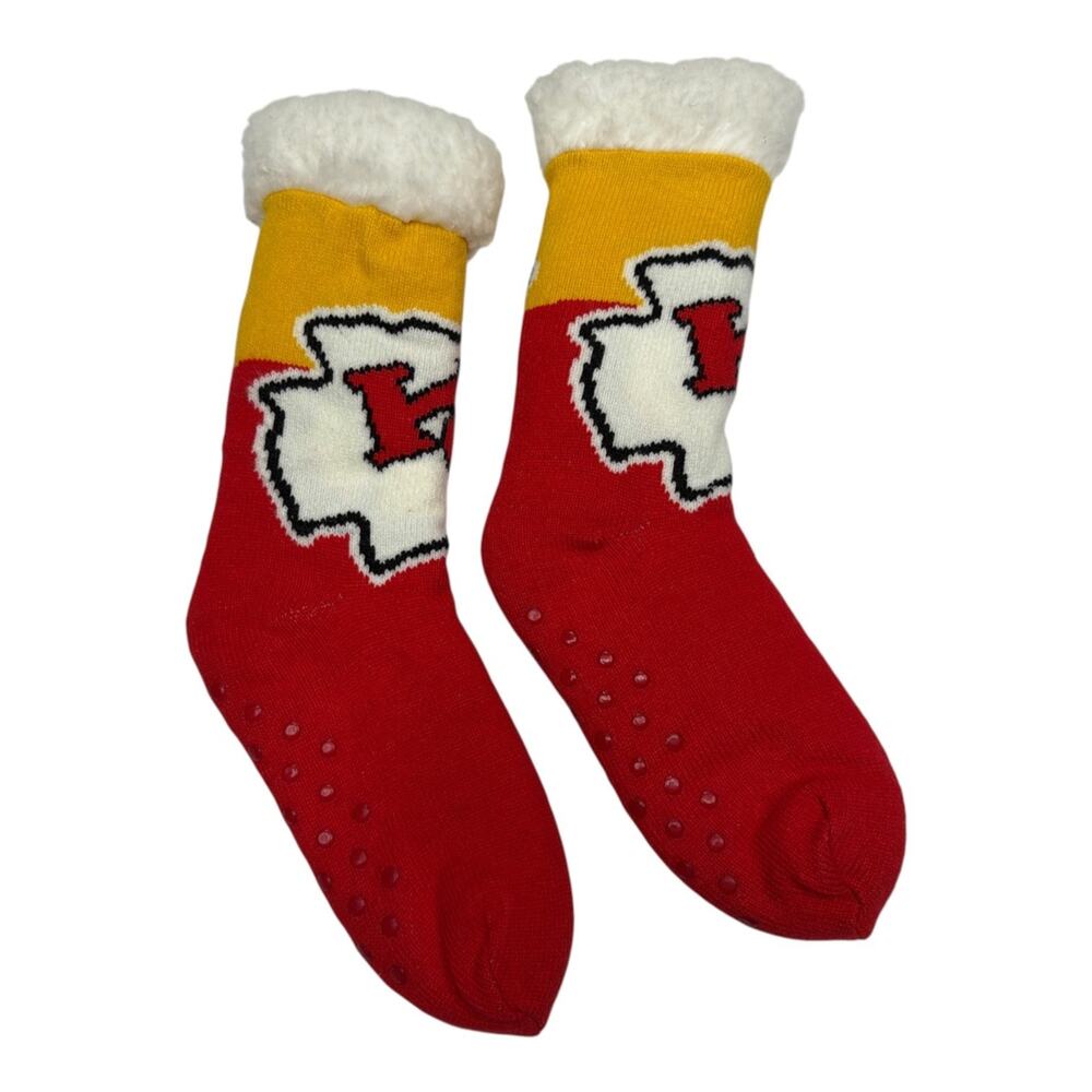 Kansas City Chiefs Game Socks M/L Furry